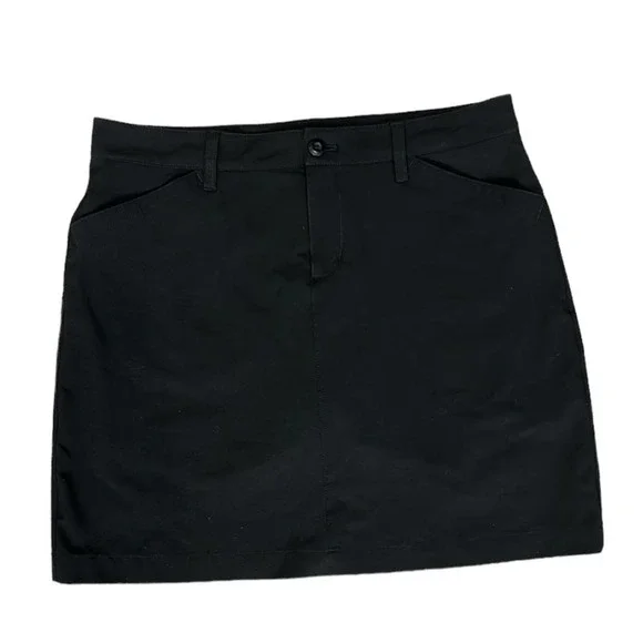 Eddie Bauer Women's Horizon High-Rise Skort Black Size 8 - Picture 2 of 7